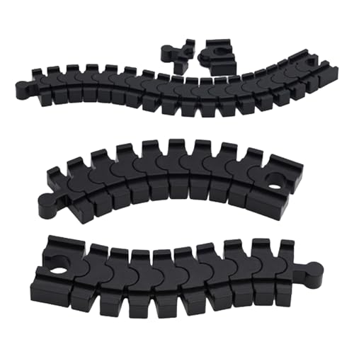 Schienen Verbinder Flexible Schiene,14.2cm Holzeisenbahn ZubehöR,Holzschienen Eisenbahn,Flexible Schiene Kompatibel Mit Brio,Eichhorn,IKEA Lillabo,Schienenverbinder,Empfohlen für Kinder ab 3 Jahren von xianshi