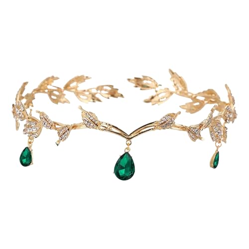 xianshi Elfenkrone,Feen Kostüm Damen,Elfen Elfe Costume,Elf Krone Haarschmuck,Schmuck Fairy Grün Kopfschmuck,Mädchen Tiara,Grünes Headpiece Princess,Vintage Waldfee Women Accessories xianshi Elfenkrone,Feen Kostüm Damen,Elfen Elfe Costume,Elf Krone Haarschmuck,Schmuck Fairy Grün Kopfschmuck,Mädchen Tiara,Grünes Headpiece Princess,Vintage Waldfee Women Accessories von xianshi