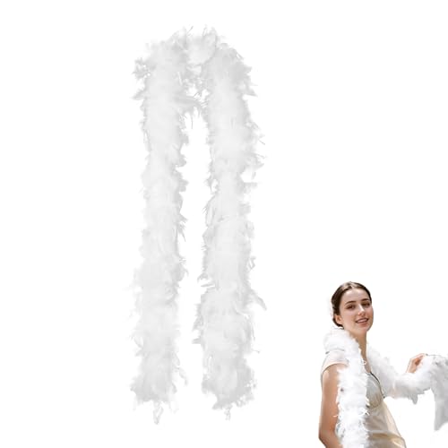 xianshi Federboa,200cm Federboa Weiß,Feder Federn Federschal,20er Damen Federgirlande Federrock,Federstirnband Frauen für Haarschmuck,Karneval Kostüm Langer Kostüme,Weißes xianshi Federboa,200cm Federboa Weiß,Feder Federn Federschal,20er Damen Federgirlande Federrock,Federstirnband Frauen für Haarschmuck,Karneval Kostüm Langer Kostüme,Weißes von xianshi
