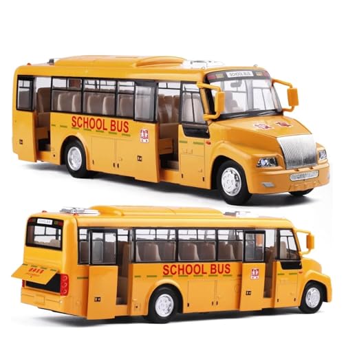 xiaobin Druckguss-Modellauto 1:50 SETRA Bus Spielzeugauto Für Jungen Diecast Metall Modell Für Kinder Zurückziehen Miniatur Sound Licht Pädagogische Sammlung Geschenk Kind(White) von xiaobin