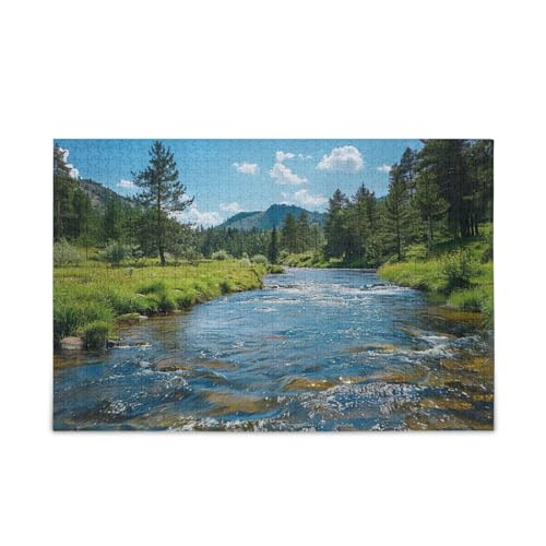xigua Bachlandschaftspuzzle 500 Teile - Holzpuzzle für Familienspiele - Geeignet für Jugendliche und Erwachsene xigua Bachlandschaftspuzzle 500 Teile - Holzpuzzle für Familienspiele - Geeignet für Jugendliche und Erwachsene von xigua
