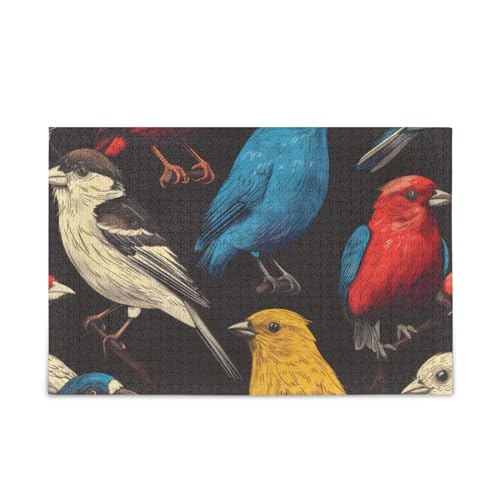 xigua Birds Black Puzzle 500 Teile - Holzpuzzle für Familienspiele - Geeignet für Jugendliche und Erwachsene xigua Birds Black Puzzle 500 Teile - Holzpuzzle für Familienspiele - Geeignet für Jugendliche und Erwachsene von xigua