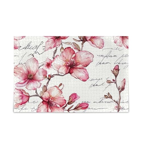 xigua Blumen mit Schreibpuzzle 1000 Teile - Holzpuzzle für Familienspiele - Geeignet für Jugendliche und Erwachsene xigua Blumen mit Schreibpuzzle 1000 Teile - Holzpuzzle für Familienspiele - Geeignet für Jugendliche und Erwachsene von xigua