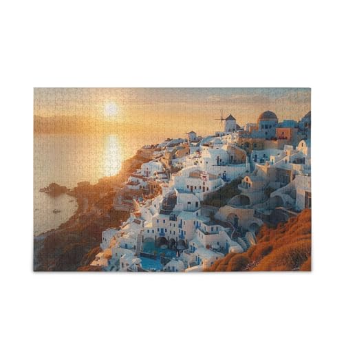 xigua Charming Buildings Pattern Puzzle 1000 Teile - Holzpuzzle für Familienspiele - Geeignet für Jugendliche und Erwachsene xigua Charming Buildings Pattern Puzzle 1000 Teile - Holzpuzzle für Familienspiele - Geeignet für Jugendliche und Erwachsene von xigua