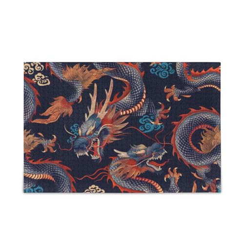 xigua Chinesischer Drache Puzzle 1000 Teile - Holzpuzzle für Familienspiele - Geeignet für Jugendliche und Erwachsene xigua Chinesischer Drache Puzzle 1000 Teile - Holzpuzzle für Familienspiele - Geeignet für Jugendliche und Erwachsene von xigua