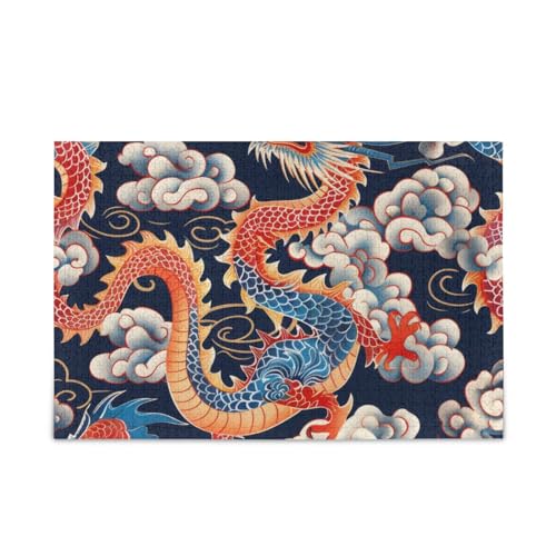 xigua Chinesischer Drachen Muster Puzzle 1000 Teile Holzpuzzle für Familienspiele Geeignet für Jugendliche und Erwachsene xigua Chinesischer Drachen Muster Puzzle 1000 Teile Holzpuzzle für Familienspiele Geeignet für Jugendliche und Erwachsene von xigua