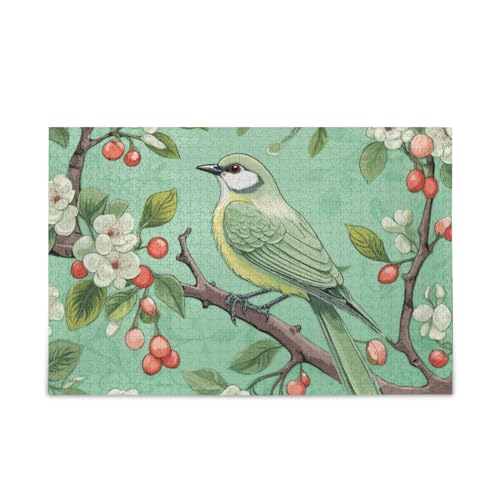xigua Cute Birds Green Puzzle 500 Teile - Holzpuzzle für Familienspiele - Geeignet für Jugendliche und Erwachsene xigua Cute Birds Green Puzzle 500 Teile - Holzpuzzle für Familienspiele - Geeignet für Jugendliche und Erwachsene von xigua