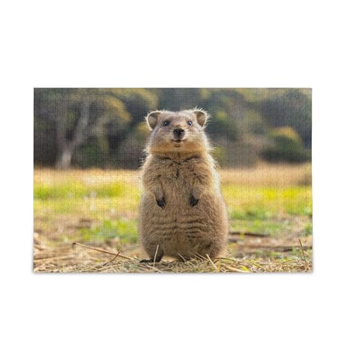 xigua Cute Standing Quokka Puzzle 1000 Teile Holzpuzzle für Familienspiele Geeignet für Jugendliche und Erwachsene xigua Cute Standing Quokka Puzzle 1000 Teile Holzpuzzle für Familienspiele Geeignet für Jugendliche und Erwachsene von xigua