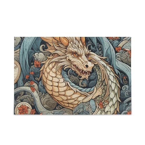 xigua Drachenmuster Puzzle 1000 Teile - Holzpuzzle für Familienspiele - Geeignet für Jugendliche und Erwachsene xigua Drachenmuster Puzzle 1000 Teile - Holzpuzzle für Familienspiele - Geeignet für Jugendliche und Erwachsene von xigua