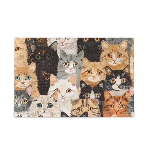 xigua Kätzchen Muster Puzzle 1000 Teile Holzpuzzle für Familienspiele Geeignet für Jugendliche und Erwachsene xigua Kätzchen Muster Puzzle 1000 Teile Holzpuzzle für Familienspiele Geeignet für Jugendliche und Erwachsene von xigua
