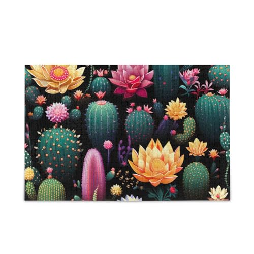 xigua Kaktus Puzzle 500 Teile - Holzpuzzle für Familienspiele - Geeignet für Jugendliche und Erwachsene xigua Kaktus Puzzle 500 Teile - Holzpuzzle für Familienspiele - Geeignet für Jugendliche und Erwachsene von xigua