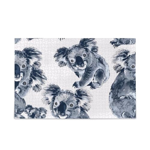 xigua Koala Muster Puzzle 500 Teile - Holzpuzzle für Familienspiele - Geeignet für Jugendliche und Erwachsene xigua Koala Muster Puzzle 500 Teile - Holzpuzzle für Familienspiele - Geeignet für Jugendliche und Erwachsene von xigua