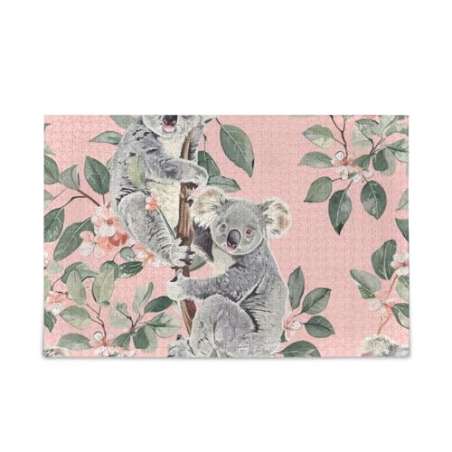 xigua Koala Pink Puzzle 1000 Teile - Holzpuzzle für Familienspiele - Geeignet für Jugendliche und Erwachsene xigua Koala Pink Puzzle 1000 Teile - Holzpuzzle für Familienspiele - Geeignet für Jugendliche und Erwachsene von xigua