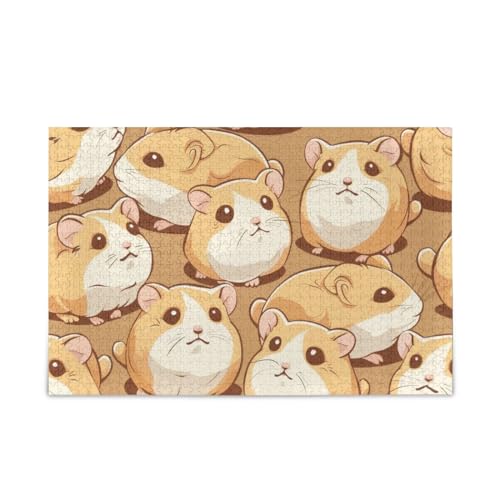 xigua Niedliche Hamster Puzzle 500 Teile - Holzpuzzle für Familienspiele - Geeignet für Jugendliche und Erwachsene xigua Niedliche Hamster Puzzle 500 Teile - Holzpuzzle für Familienspiele - Geeignet für Jugendliche und Erwachsene von xigua