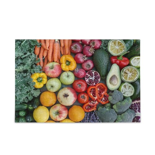 xigua Obst und Gemüse Puzzle 500 Teile - Holzpuzzle für Familienspiele - Geeignet für Jugendliche und Erwachsene xigua Obst und Gemüse Puzzle 500 Teile - Holzpuzzle für Familienspiele - Geeignet für Jugendliche und Erwachsene von xigua
