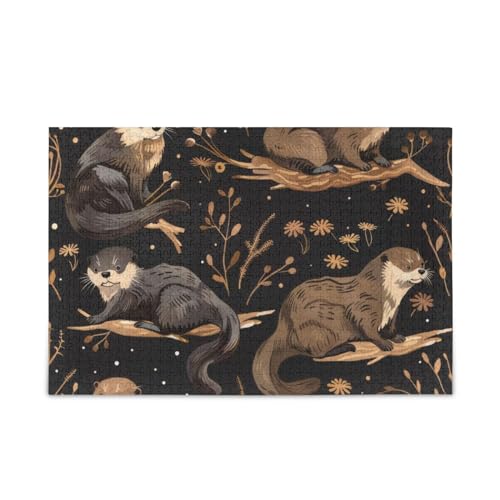 xigua Otters Muster Puzzle 500 Teile Holzpuzzle für Familienspiele Geeignet für Jugendliche und Erwachsene xigua Otters Muster Puzzle 500 Teile Holzpuzzle für Familienspiele Geeignet für Jugendliche und Erwachsene von xigua