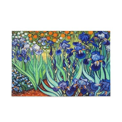 xigua Puzzle 500 Teile - Van Gogh Iris Holzpuzzle für Familienspiele - Geeignet für Jugendliche und Erwachsene xigua Puzzle 500 Teile - Van Gogh Iris Holzpuzzle für Familienspiele - Geeignet für Jugendliche und Erwachsene von xigua