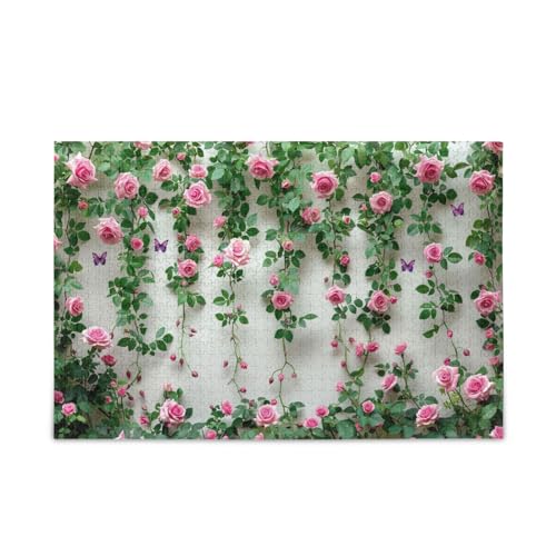 xigua Rosen und Blätter Puzzle 500 Teile - Holzpuzzle für Familienspiele - Geeignet für Jugendliche und Erwachsene xigua Rosen und Blätter Puzzle 500 Teile - Holzpuzzle für Familienspiele - Geeignet für Jugendliche und Erwachsene von xigua