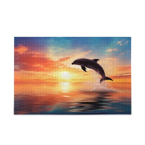xigua Springender Delfin Puzzle 500 Teile Holzpuzzle für Familienspiele Geeignet für Jugendliche und Erwachsene xigua Springender Delfin Puzzle 500 Teile Holzpuzzle für Familienspiele Geeignet für Jugendliche und Erwachsene von xigua