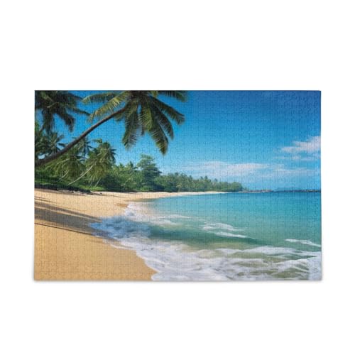 xigua Tropischer Strand Puzzle 1000 Teile - Holzpuzzle für Familienspiele - Geeignet für Jugendliche und Erwachsene xigua Tropischer Strand Puzzle 1000 Teile - Holzpuzzle für Familienspiele - Geeignet für Jugendliche und Erwachsene von xigua