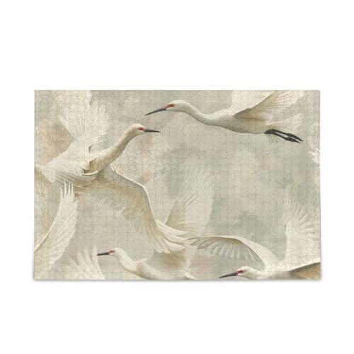 xigua Weißer Schwan Muster Puzzle 1000 Teile - Holzpuzzle für Familienspiele - Geeignet für Jugendliche und Erwachsene xigua Weißer Schwan Muster Puzzle 1000 Teile - Holzpuzzle für Familienspiele - Geeignet für Jugendliche und Erwachsene von xigua