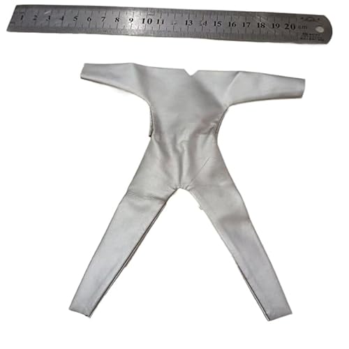 [Keine Figur] 1/12 Männliche Soldatenkleidung Overall Modell für 15,2 cm MUFF Toys ADAM (silberfarbenes PU-Leder) von ximitoy