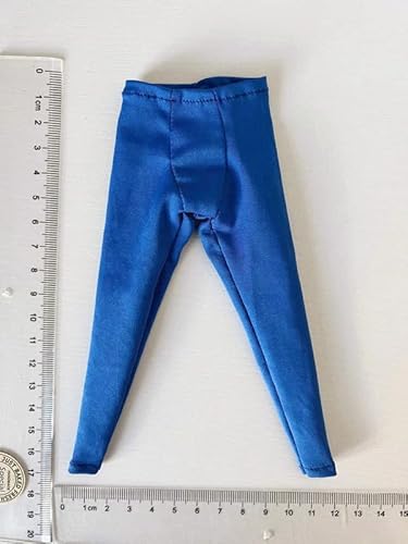 Sodier Maßstab 1/6 Kleidung Zubehör Strumpfhosen Hosen Modell für 30,5 cm (12 Zoll) Männer (Blau) von ximitoy