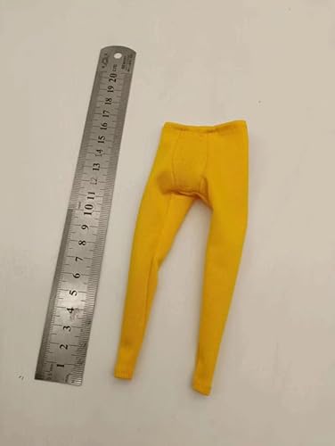 Sodier Maßstab 1/6 Kleidung Zubehör Strumpfhosen Hosen Modell für 30,5 cm (12 Zoll) Männer (Gelb) von ximitoy