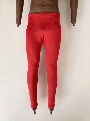 Sodier Maßstab 1/6 Kleidung Zubehör Strumpfhosen Hosen Modell für 30,5 cm (12 Zoll) Männer (Rot) von ximitoy