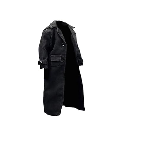 ximitoy 1/12 Scale Clothes Long Coat Black Coat Model for 15.2 cm Figure Accessories ximitoy 1/12 Scale Clothes Long Coat Black Coat Model for 15.2 cm Figure Accessories von ximitoy