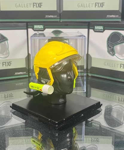 ximitoy 1/6 männlicher Soldatenhelm, gelber Feuerwehrhelm, für 30,5 cm große Actionfigur von ximitoy