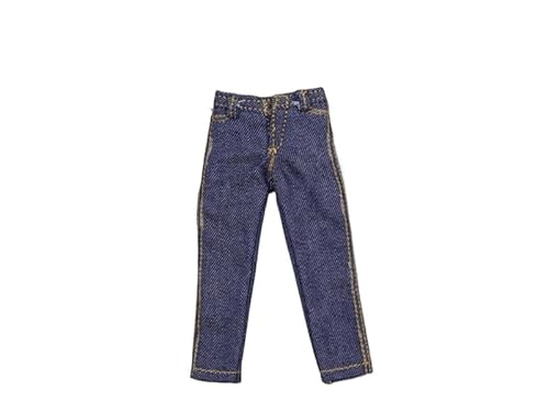 ximitoy 1:12 Maßstab Zubehör Soldat Kleidung Jeans Hosen Modell für 15,2 cm SHF-Figur (dunkelblau) von ximitoy