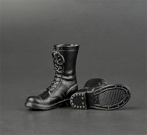 ximitoy Armeestiefel-Modell im Maßstab 1:6 für 30,5 cm große Figur (A Schwarz) von ximitoy