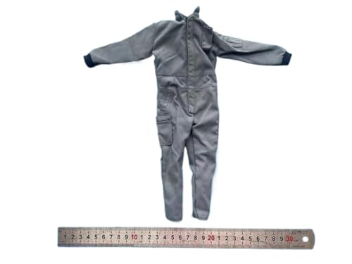 ximitoy Grauer Pilot-Overall für 30,5 cm große männliche Figur ximitoy Grauer Pilot-Overall für 30,5 cm große männliche Figur von ximitoy