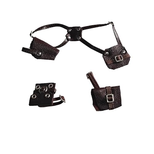 ximitoy Gürtelmodell im Maßstab 1:12 für 15,2 cm männliche GW Vtoys Strong Body (Kaffee) von ximitoy