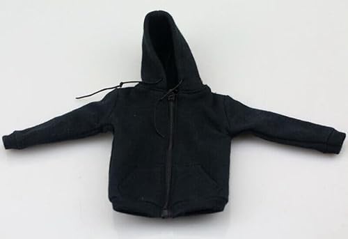 ximitoy Kinds of 2 1/6th Herren Pullover Mantel Modell für 12" Männlich EB HT Figur (Schwarz) von ximitoy