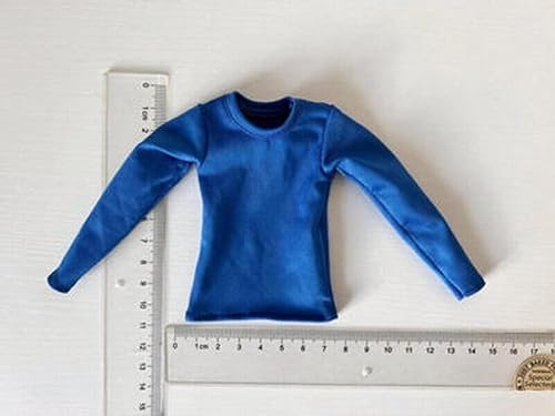 ximitoy Langärmelige Strumpfhose im Maßstab 1/6, mehrfarbig, T-Shirt-Modell für 30,5 cm große Puppe, Blau ximitoy Langärmelige Strumpfhose im Maßstab 1/6, mehrfarbig, T-Shirt-Modell für 30,5 cm große Puppe, Blau von ximitoy