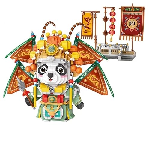 LOZ Mini Blöcke Kinder Bauspielzeug Ziegel Mädchen Puzzle Chinesische Tradition Kultur Beijing Opera Panda 9265 8101 8102 8107 (8107-no Box) von xinchen721