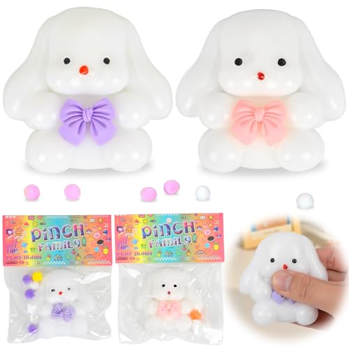 2 Stück Taba Squishy Toy Fufu Kawaii Bunny Squeeze Toy, Ostergeschenke für Kinder Anti Stress Spielzeug, Kreatives Kaninchen Stress Spielzeug, Ostern Hase Squeeze Fidget 2 Stück Taba Squishy Toy Fufu Kawaii Bunny Squeeze Toy, Ostergeschenke für Kinder Anti Stress Spielzeug, Kreatives Kaninchen Stress Spielzeug, Ostern Hase Squeeze Fidget von xinrongda