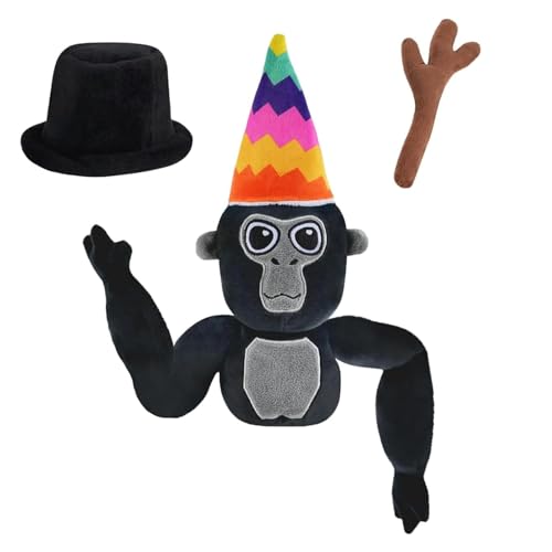 xinrongda Gorilla Tag Plushies, Niedliche Plüschtier Puppe für Kinder Erwachsene, Collectible Gorilla Plush Toy für Kinder Erwachsene,Große Geburtstag und Urlaub Geschenke Wahl von xinrongda