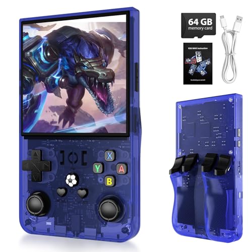 xiskt Portable Handheld Video Games mit 64 GB internem Speicher und 18.000+ klassischen Spielen, tragbare Videospielkonsole mit Linux-System, 4,0-Zoll-IPS-Bildschirm, 4000-mAh-Akku xiskt Portable Handheld Video Games mit 64 GB internem Speicher und 18.000+ klassischen Spielen, tragbare Videospielkonsole mit Linux-System, 4,0-Zoll-IPS-Bildschirm, 4000-mAh-Akku von xiskt