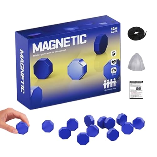 Magnetspiel Magnetisches Schachspiel Mit 20 Schachfiguren,1 Beutel Und 1 Schnur, Tragbares Magnet Schach Magnetsteine Für Kinder,Interaktives Brettspiel, Logik Und Lehrreiches von xowwyue