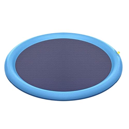 Splash Pad Sprinkler Wasser Spielmatte Für Kinder Und Hunde, Splash Play Matte Sommer Garten Wasserspielzeug Planschbecken Für Haustiere, Eltern-Kind-Spielspaß Im Garten von xowwyue
