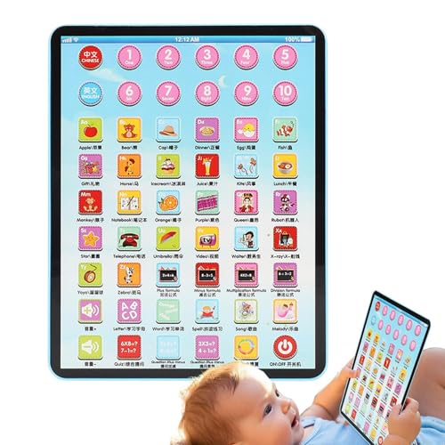 Xowwyue Kinder Lernen Tablet, Kleinkind -Lerntablette - Touchscreen Tablet Baby Toy,Elektronische Lernsysteme Für Kinder Im Alter Von 2 Bis 5 Jahren, Pädagogisches Kleinkindspielzeug von xowwyue