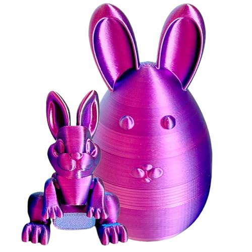xowwyue 3D Gedruckter Kaninchen Im Ei Niedliche Bewegliche 3D Gedruckte Hasenei Figur Zappelspielzeug Dekorative Osterhasenei Skulptur Tier Ornament Für Zuhause, Studio, Restaurant xowwyue 3D Gedruckter Kaninchen Im Ei Niedliche Bewegliche 3D Gedruckte Hasenei Figur Zappelspielzeug Dekorative Osterhasenei Skulptur Tier Ornament Für Zuhause, Studio, Restaurant von xowwyue
