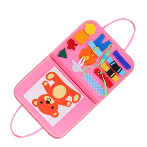 xowwyue Filz Lerntafel Activity Buch Board Baby Motorikspielzeug Kinder Lernspielzeug Pädagogisches Spielzeug Mit Mehreren Seiten, Motorikbrett Für Junge, Mädchen, Kinder, Vorschulkinder 28x5x34cm von xowwyue