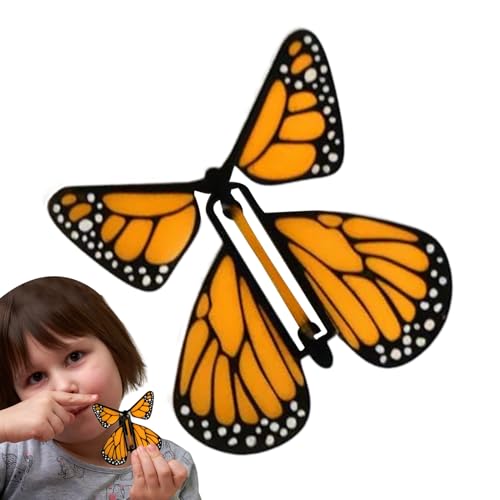xowwyue Flatternder Schmetterling, Flatter-Flugobjekte, Gummibandbetriebenes Wissenschaftsexperiment Für Klassenzimmer Belohnung Erwachsene Kinder Geburtstagsfeier Hochzeit xowwyue Flatternder Schmetterling, Flatter-Flugobjekte, Gummibandbetriebenes Wissenschaftsexperiment Für Klassenzimmer Belohnung Erwachsene Kinder Geburtstagsfeier Hochzeit von xowwyue