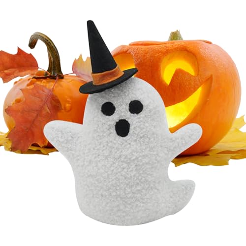xowwyue Gespenst Kuscheltier,Halloween Spielzeug Gefülltes Kissen - Weiches Kuschelkissen Süße Puppe Für Kinder Erwachsene Jugendliche Feiertage Geburtstag Festival Wohnzimmer Schlafzimmer Party von xowwyue