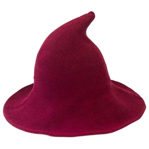 xowwyue Hexenhut Klassischer Halloween Strick Hüte Kostüm, Breitkrempiger Spitzer Cosplay-Hut Halloween Deko Hexen Zubehör Für Partys, Maskenbälle, Rollenspiele Und Kostüme 56–58 Cm xowwyue Hexenhut Klassischer Halloween Strick Hüte Kostüm, Breitkrempiger Spitzer Cosplay-Hut Halloween Deko Hexen Zubehör Für Partys, Maskenbälle, Rollenspiele Und Kostüme 56–58 Cm von xowwyue