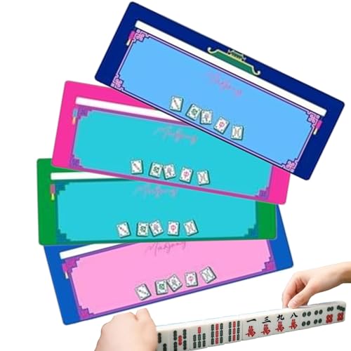 xowwyue Mahjong Line Erkennungshilfe - Mah Jong Lernhilfe | Tragbares Mahjong Set für Reisen, Erwachsene, Senioren, Zuhause, Turnier, Outdoor Nutzung von xowwyue